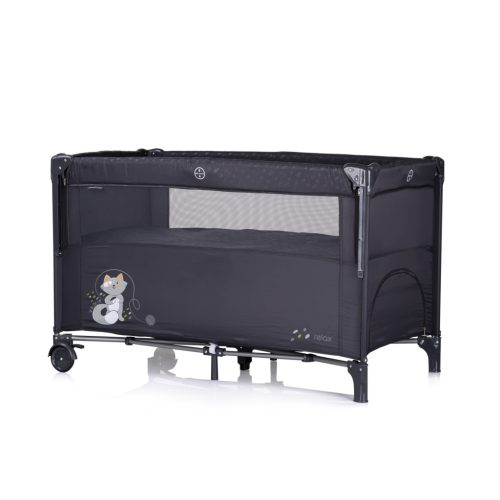 Chipolino Relax multifunkciós utazóágy - Anthracite