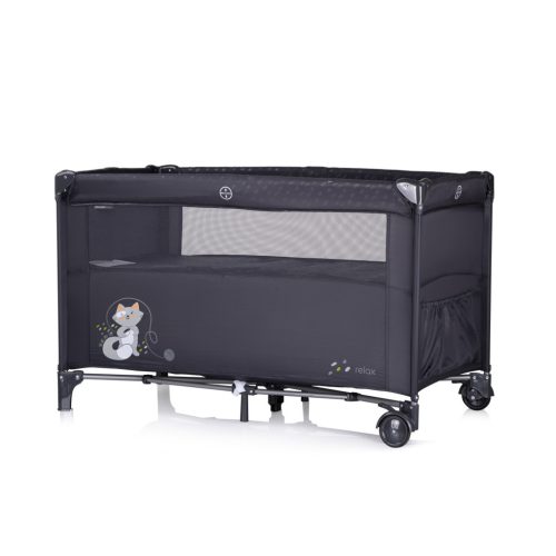 Chipolino Relax multifunkciós utazóágy - Anthracite