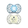 Nuvita Symmetric Air55 2db-os cumi szett 0+ - Powder Blue/Sage Green - csillag/álom 70652