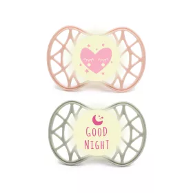   Nuvita Symmetric Air55 2db-os cumi szett 0+ - English Rose/Sage Green - szív/hold 70652