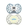 Nuvita Symmetric Air55 2db-os cumi szett 6+ - Powder Blue/Sage Green - zebra/bajusz 70852