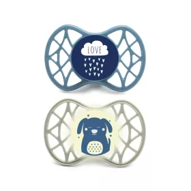   Nuvita Symmetric Air55 2db-os cumi szett 6+ - Powder Blue/Sage Green - felhő/kutya 70852