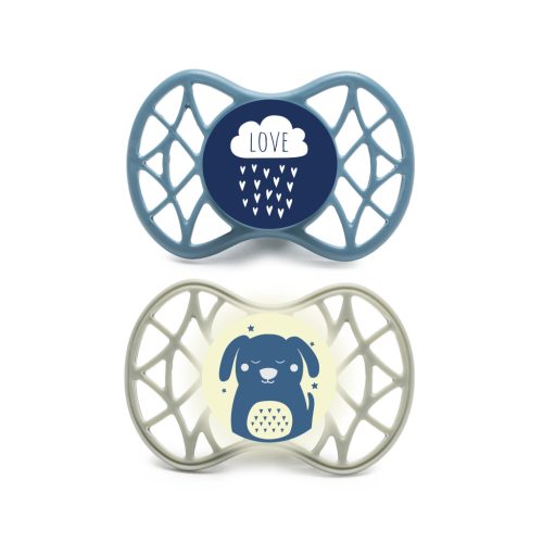 Nuvita Symmetric Air55 2db-os cumi szett 6+ - Powder Blue/Sage Green - felhő/kutya 70852