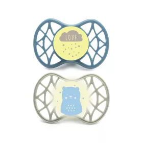   Nuvita Symmetric Air55 2db-os cumi szett 6+ - Powder Blue/Sage Green - felhő/maci 70852