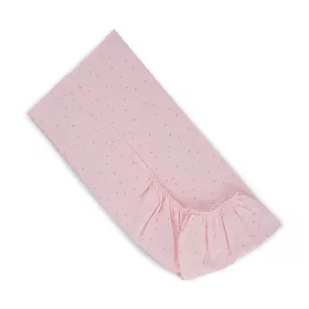 Lorelli gumis lepedő 70x140 + 15cm - Pink Sky