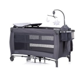 Chipolino Bella multifunkciós utazóágy - anthracite