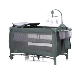 Chipolino Bella multifunkciós utazóágy - basil