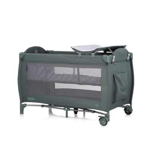 Chipolino Bella multifunkciós utazóágy - basil