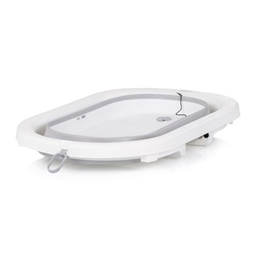 Chipolino Bubble Spa összecsukható kád vízhőmérővel, vödörrel és öblítőpohárral 83 cm - light grey