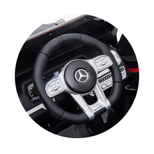 Chipolino Mercedes AMG G63 elektromos autó - white leather