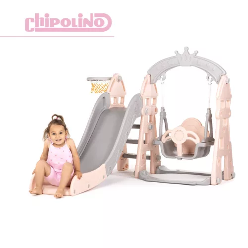 Chipolino Ring hinta és csúszda - pink