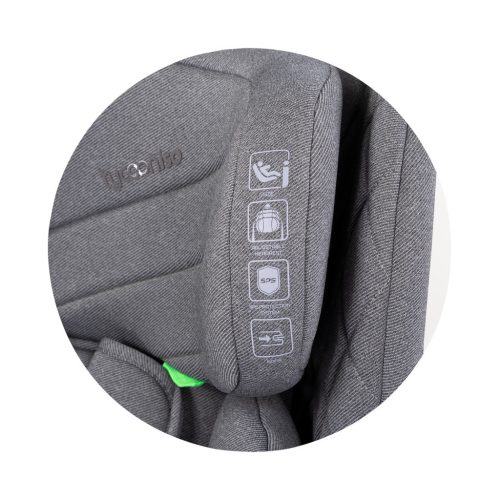 Chipolino Tycoon ISO autósülés Isofix 76-150cm - cloud