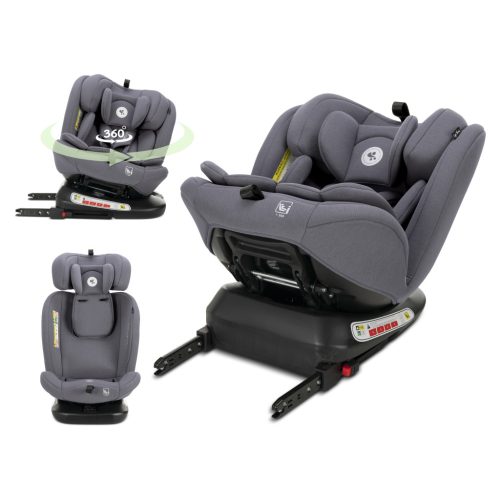 Lorelli Capella autósülés ISOFIX 40-150cm - Grey