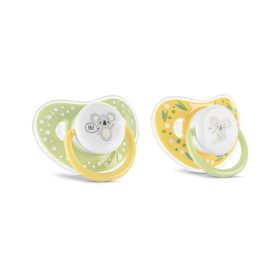 Baby Care cumi kupakkal 2db 6M+ - YELLOW/GREEN