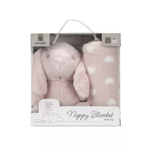 Lorelli Nappy takaró 75x90 cm - Bunny