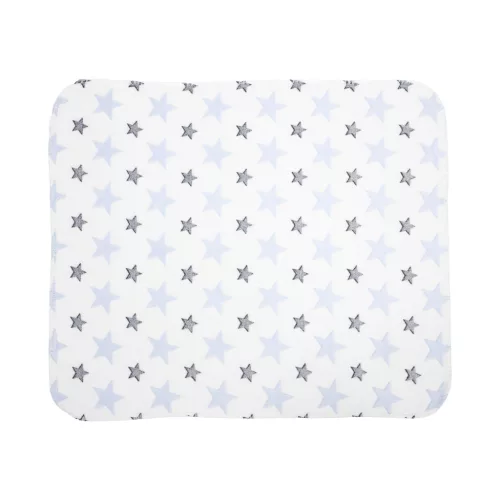Lorelli Poffy Duo takaró 75x90 cm párnával 45x30 cm - White Blue Teddy Bear