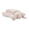 Lorelli Poffy Duo takaró 75x90 cm párnával 45x30 cm - Peach Bunny