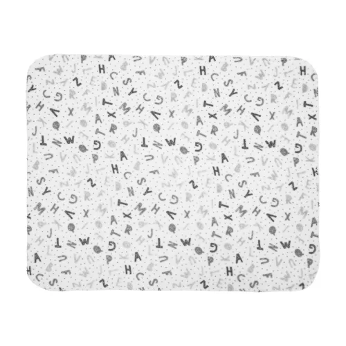 Lorelli Poffy Duo takaró 75x90 cm párnával 45x30 cm - White Grey Teddy Bear