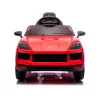 Chipolino Porsche Cayenne elektromos autó bőr üléssel - red