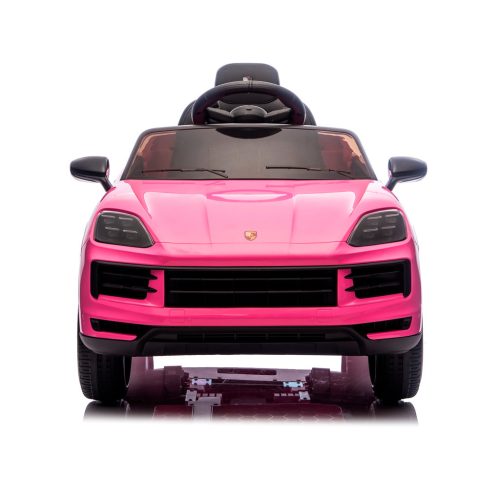 Chipolino Porsche Cayennee lektromos autó bőr üléssel - pink
