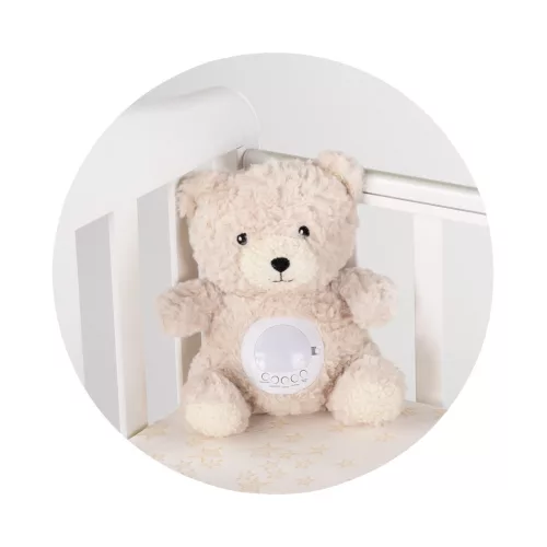 Chipolino projektoros zenélő plüss játék - Bear beige
