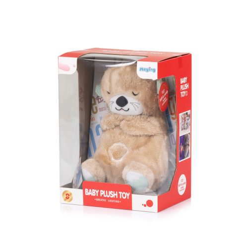 Chipolino Otter zenélő plüss játék - beige