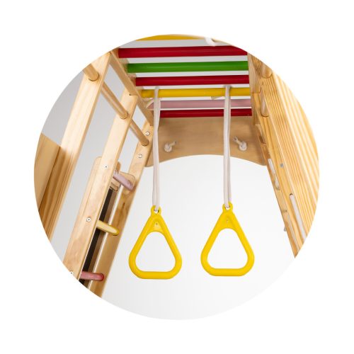 Chipolino Fa mászóka és hinta táblával - színes