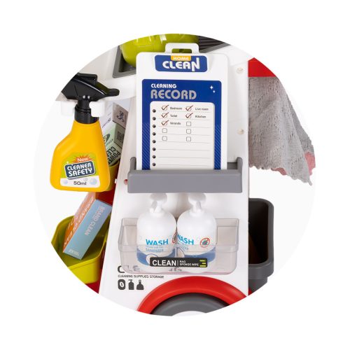 Chipolino takarító kocsi játék