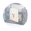 Chipolino Amico babakarám ajtóval 180x200 cm - grey