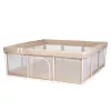 Chipolino Easy babakarám összecsukható 180x180 cm - beige