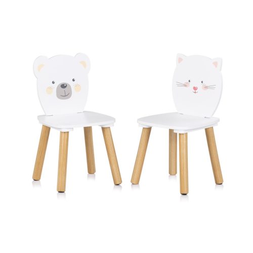 Chipolino Asztalka 2 székkel - bear and kitten