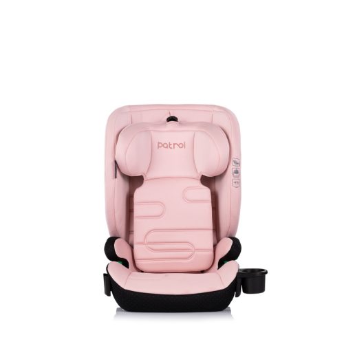 Chipolino Patrol autósülés Isofix 100-150cm - powder pink