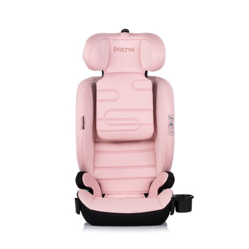 Chipolino Patrol autósülés Isofix 100-150cm - powder pink