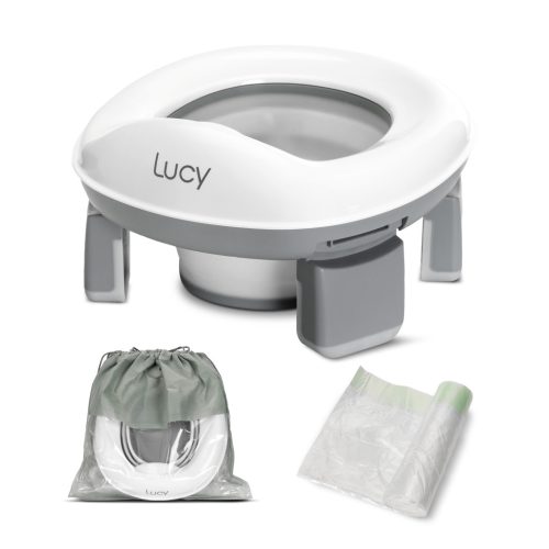 Lorelli Lucy 2 az 1-ben hordozható bili és wc-szűkítő - Grey