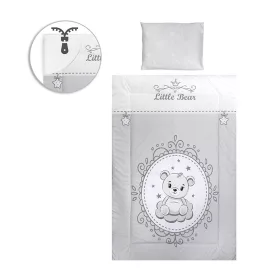 Lorelli 5 részes ágynemű garnitúra - Little Bear GREY