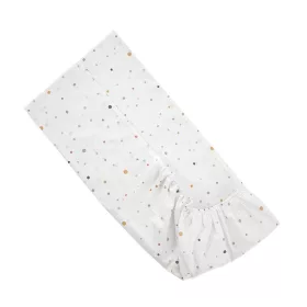 Lorelli gumis lepedő 60x120 + 15cm - Happy Friends Blue