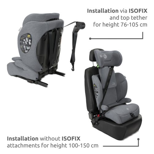 Lorelli Rio isofix autósülés i-Size 76 -150cm - Black