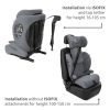Lorelli Rio isofix autósülés i-Size 76 -150cm - Grey
