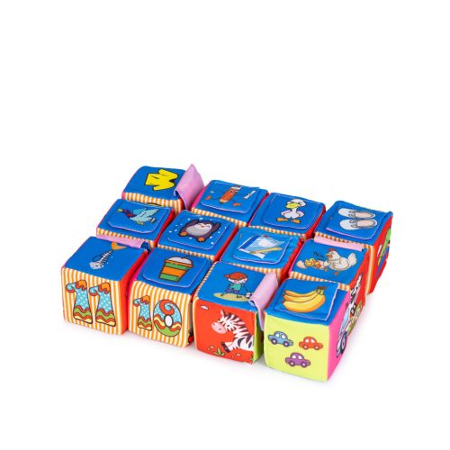 Chipolino Puha játékkockák - 12 db