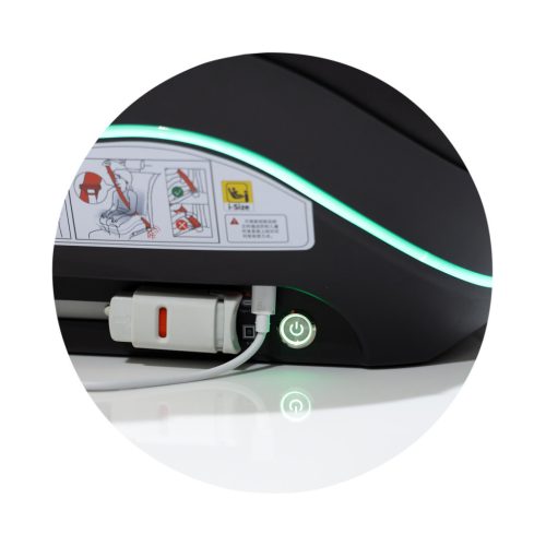 Chipolino Genesis Smart I-Size Isofix gyerekülés 125-150 cm hőszabályozással - Noir