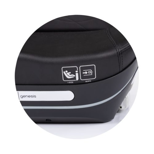 Chipolino Genesis Smart I-Size Isofix gyerekülés 125-150 cm hőszabályozással - Noir