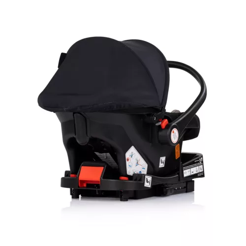 Chipolino Amore autóshordozó adapterrel 40-87cm - Noir