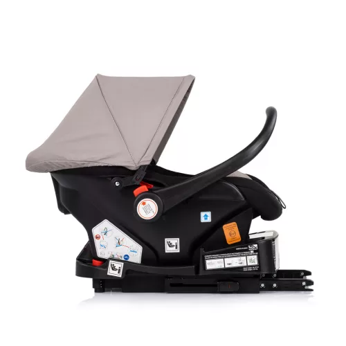 Chipolino Amore autóshordozó adapterrel 40-87cm - Latte