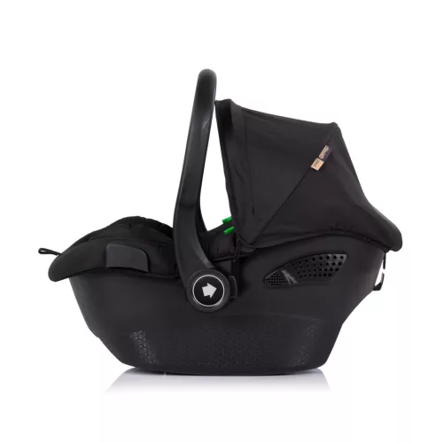 Chipolino Pearl autóshordozó adapterrel 40-87 cm - Noir