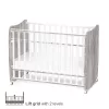 Lorelli Stars ringatható kiságy 60x120 - White / Artwood
