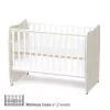 Lorelli Stars ringatható kiságy 60x120 - White / Light oak