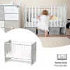 Lorelli Stars ringatható kiságy 60x120 - White / Amber