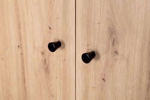 Little Sky Pauline 2 ajtós 2 fiókos szekrény - szürke & tölgy