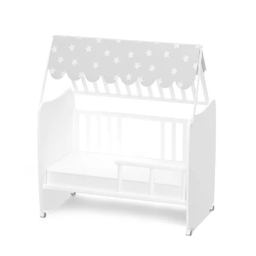 Lorelli Stars ringatható kiságy 60x120 - White