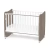 Lorelli Stars ringatható kiságy 60x120 - White / Coffee